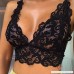 Bohelly Women's Underwear Corset Lace Flower Bralette Bralet Deep V-Neck Bra Tank Cami Crop Underwear Black B07MYHC2BR